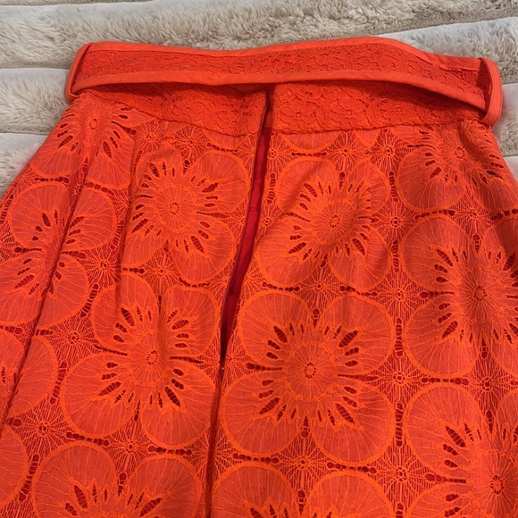 Zimmermann red lace midi skirt sample size 4/6 - Picture 9 of 11